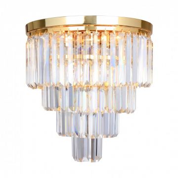 Lustra aplicata design deosebit AMEDEO, auriu FC17106/4+1 -GLD ZL