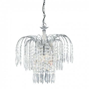 Lustra cristal suspendata design elegant Waterfall 3L 4173-3 SRT