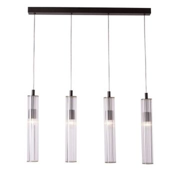 Lustra cu 4 pendule design modern ARIA titan periat