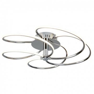 Lustra LED aplicata design modern Ã˜56cm Bardot 43W 7055-5CC SRT