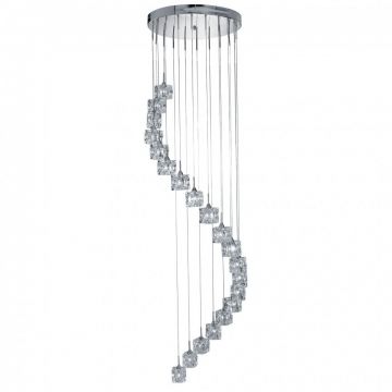 Lustra LED casa scarii design modern Ice Cube H-3M 7820-20-LED SRT