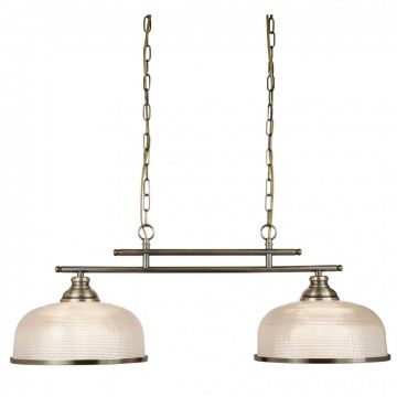 Lustra suspendata design clasic Bistro II 2L alama antique 3592-2AB SRT