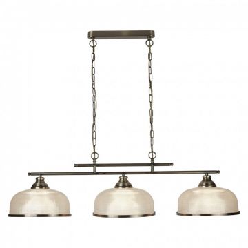 Lustra suspendata design clasic Bistro II 3L alama antique 3593-3AB SRT