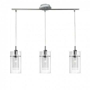 Lustra suspendata design modern Duo 3L crom 3303-3CC SRT