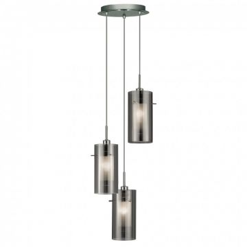 Lustra suspendata design modern Duo II 3L crom 2300-3SM SRT