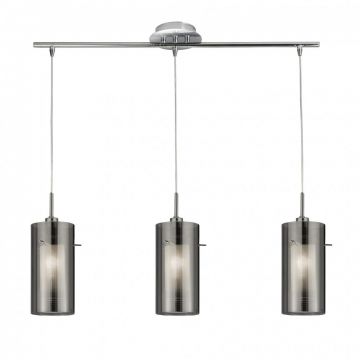 Lustra suspendata design modern Duo II 3L crom 3303-3SM SRT