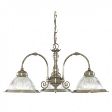 Lustra suspendata stil clasic American Diner 3L alama antic 9343-3 SRT