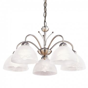 Lustra suspendata stil clasic Milanese 5L alama antic 1135-5AB SRT