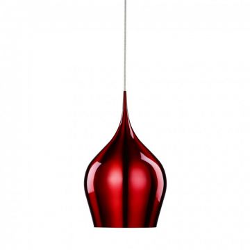 Pendul design modern Ã˜26cm Vibrant rosu 6461-26RE SRT