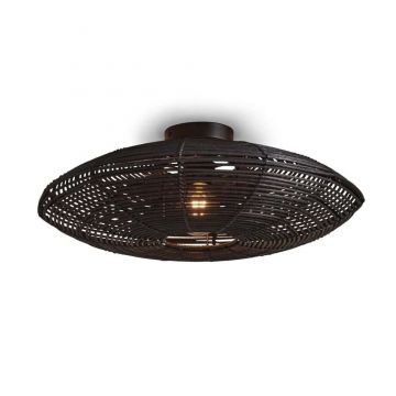 Plafoniera eco din ratan Tanami disc L, bl