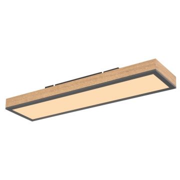Plafoniera LED cu aspect lemn design dreptunghiular DORO 18W