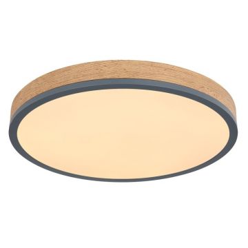 Plafoniera LED cu aspect lemn design slim DORO 45cm, 24W