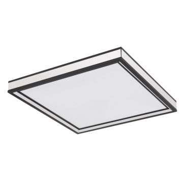 Plafoniera LED design modern Jessy negru mat 30x30cm