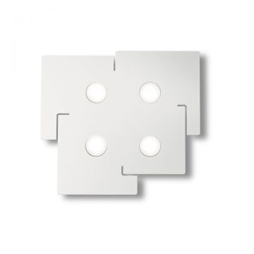 Plafoniera LED design modern TOTEM PL4 alb 215778