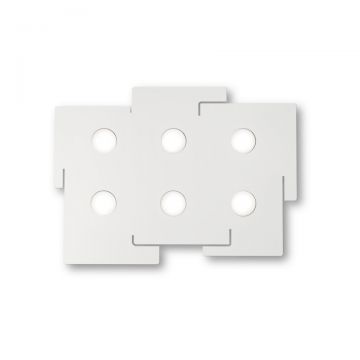 Plafoniera LED design modern TOTEM PL6 alb 215785