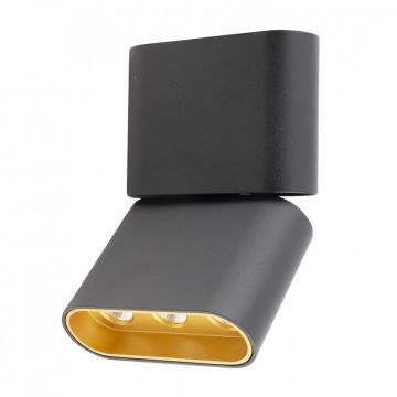 Plafoniera LED moderna design minimalist MARVEL neagra C0150 MX