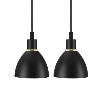 Set de 2 Pendule design modern minimalist Ray negru 63233003 NL
