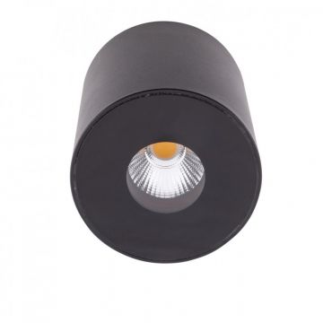Spot LED aplicat pentru baie design minimalist IP54 PLAZMA negru C0151 MX