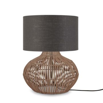 Veioza eco din ratan Kalahari S/3220, d.grey