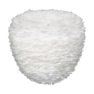 Abajur modern cu pene de gasca Eos Evia large alb 2350 VTC
