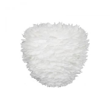 Abajur modern cu pene de gasca Eos Evia medium alb 2349 VTC