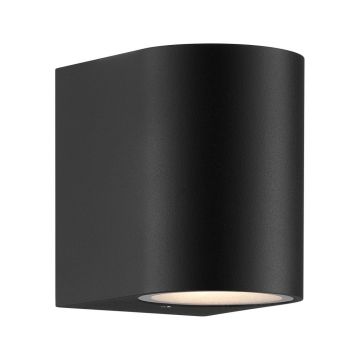 Aplica de Perete Exterior, Protectie IP44, Dion Single Negru
