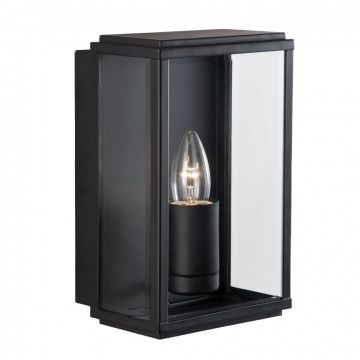 Aplica de perete exterior stil clasic IP44 Box 8204BK SRT