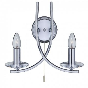 Aplica de perete moderna design cromat Ascona 4162-2CC SRT