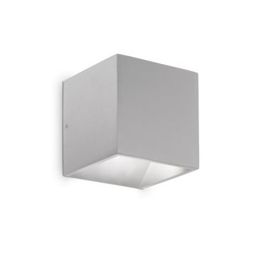 Aplica LED pentru Iluminat Exterior Rubik ap 3000K, Protectie IP54, Gri