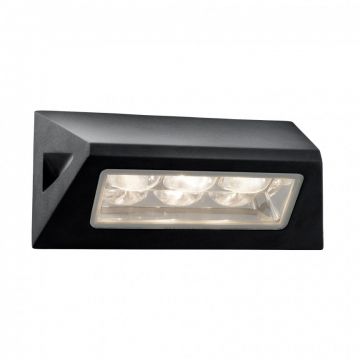 Aplica perete LED de exterior IP44 Down 5513BK SRT