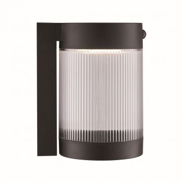 Aplica solara cu senzor de miscare, protectie IP44, Coupar negru