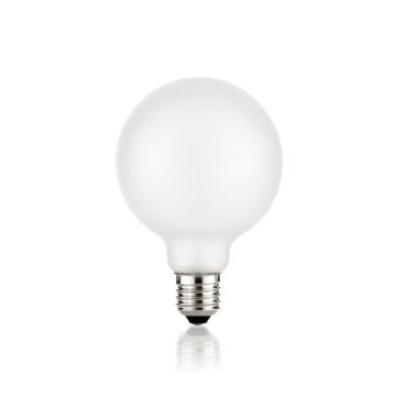 Bec LED dimabil, E27 globo d095 08w 3000k cri80 satin intera dimm