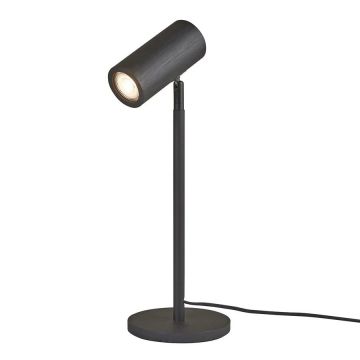 Lampa de masa Eco din Bambus Java GU10, negru