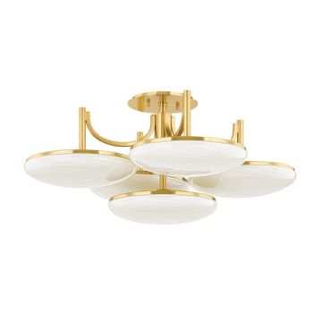 Lustra Aplicata LED, Sticla Gravata, Design Lux, Alama, Bregman