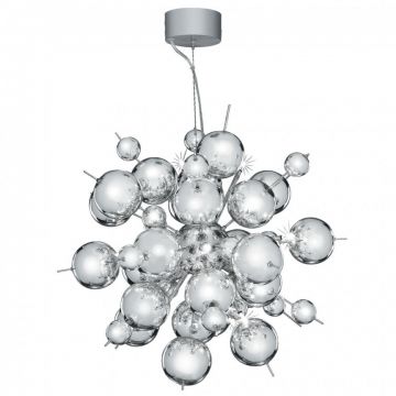 Lustra eleganta design ultra-modern Molecule crom 8312-12CC SRT