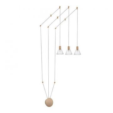 Lustra LED cu pendule ajustabile design ultra-modern MARCE NVL-9028813