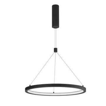 Lustra LED design modern circular EMPATIA I negru NVL-9172635