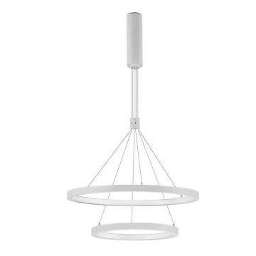 Lustra LED design modern circular EMPATIA II alb NVL-9172760