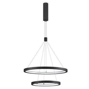 Lustra LED design modern circular EMPATIA II negru NVL-9172660