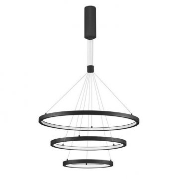 Lustra LED design modern circular EMPATIA III negru NVL-9173108