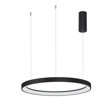 Lustra LED design modern circular PERTINO negru 48W NVL-9853684