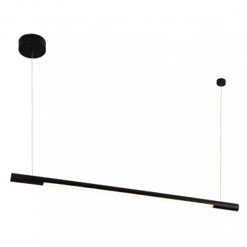 Lustra LED liniara, suspendata Organic 100cm, negru P0354 MX