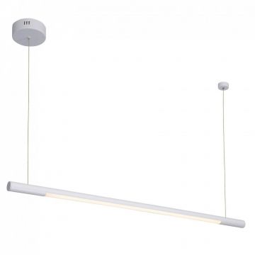 Lustra LED liniara, suspendata Organic 150cm, alb P0361 MX