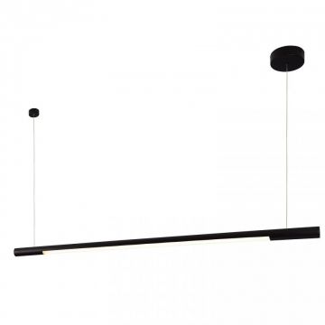 Lustra LED liniara, suspendata Organic 150cm, negru P0358 MX