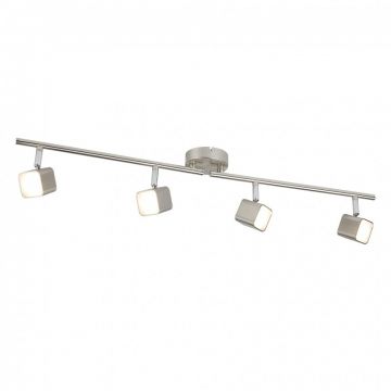 Lustra LED moderna cu 4 spoturi directionabile Quad 4234SS SRT