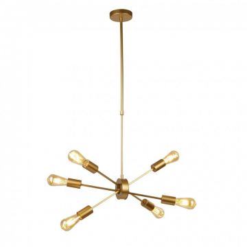 Lustra moderna design minimalist Alpha 6L 2906-6GO SRT