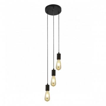 Lustra moderna design minimalist Squiggle 3L 9663-3BK SRT