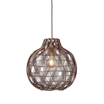 Lustra/Pendul Eco, Bambus, Mendoza natural/maro, S