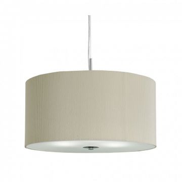 Lustra / Pendul elegant design clasic Drum Pleat crem 2353-40CR SRT