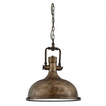 Lustra / Pendul vintage Ã˜39cm Industrial negru auriu 1322BG SRT